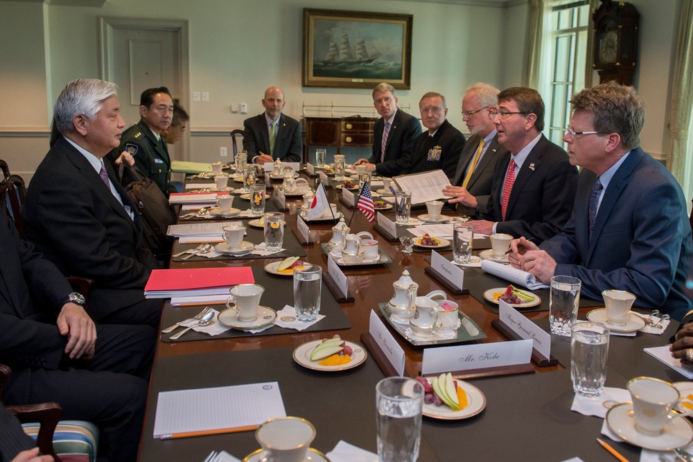 Secretary of defense meets with Japanese MoD