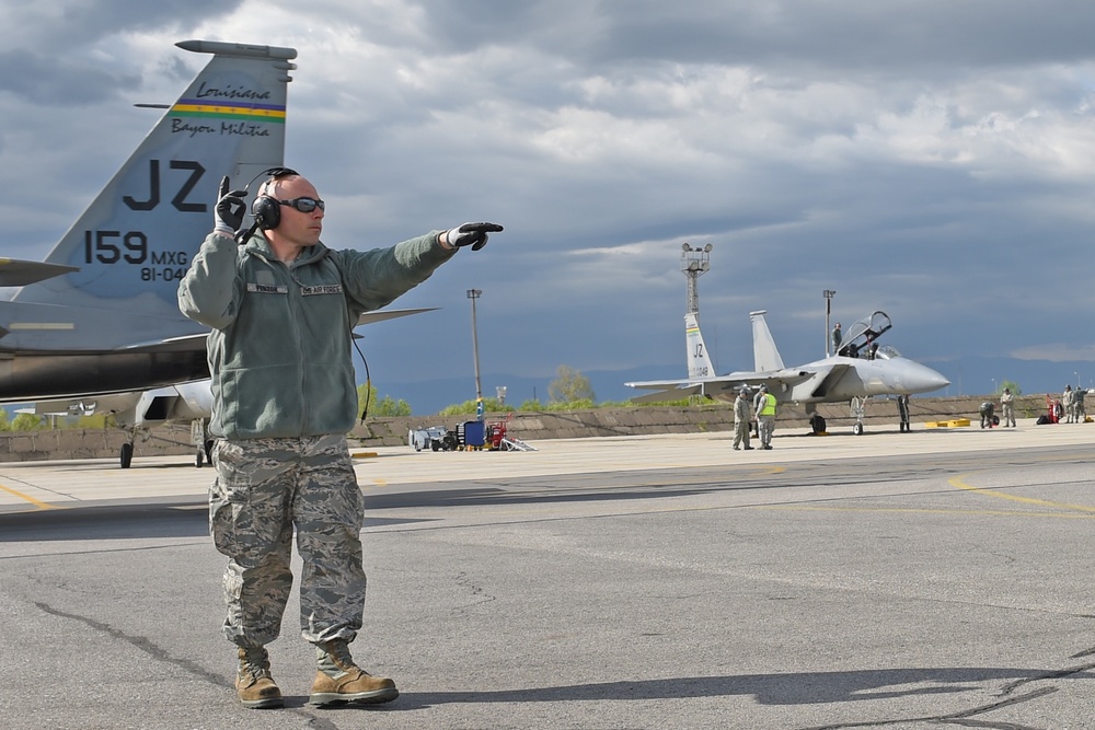 159th Fighter Wing participates in Thracian Eagle 2015