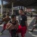 Panay CJCMOTF plays basketball in Taft Barangay during Balikatan