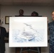 Japanese artist tours USS George Washington