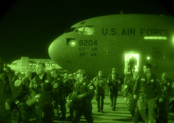 Tennessee Air National Guard supports Nepal earthquake relief mission: Aircrew members from the 164th Airlift Wing in Memphis land in devastated Kathmandu