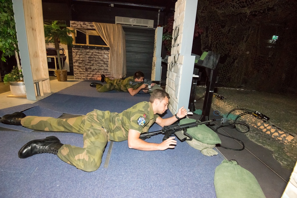 Norwegian Forces train in a US Army facility