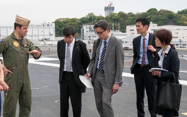 USS George Washington tour