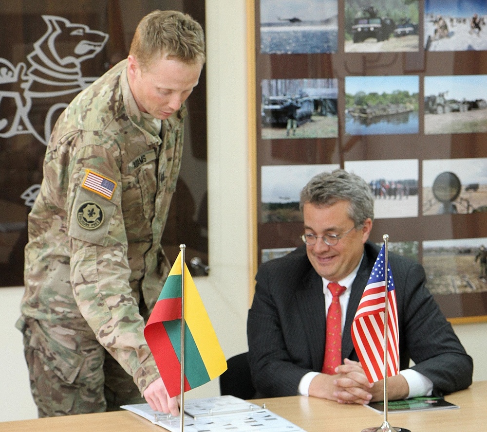 Ambassador Killion visits Rukla, Lithuania