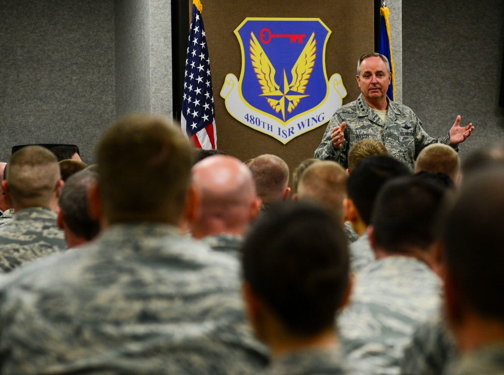 Chief of staff visits Langley Airmen