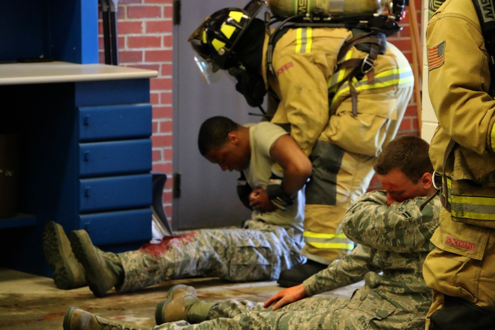 Richland County EMA exercise with Ohio Air Guard