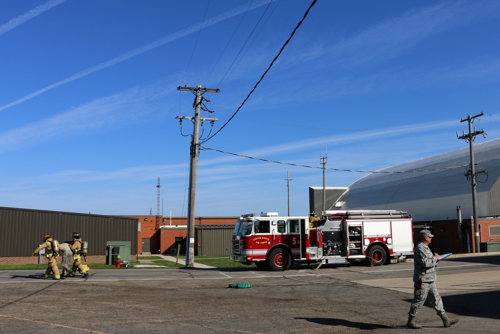 Richland County EMA exercise with Ohio Air Guard