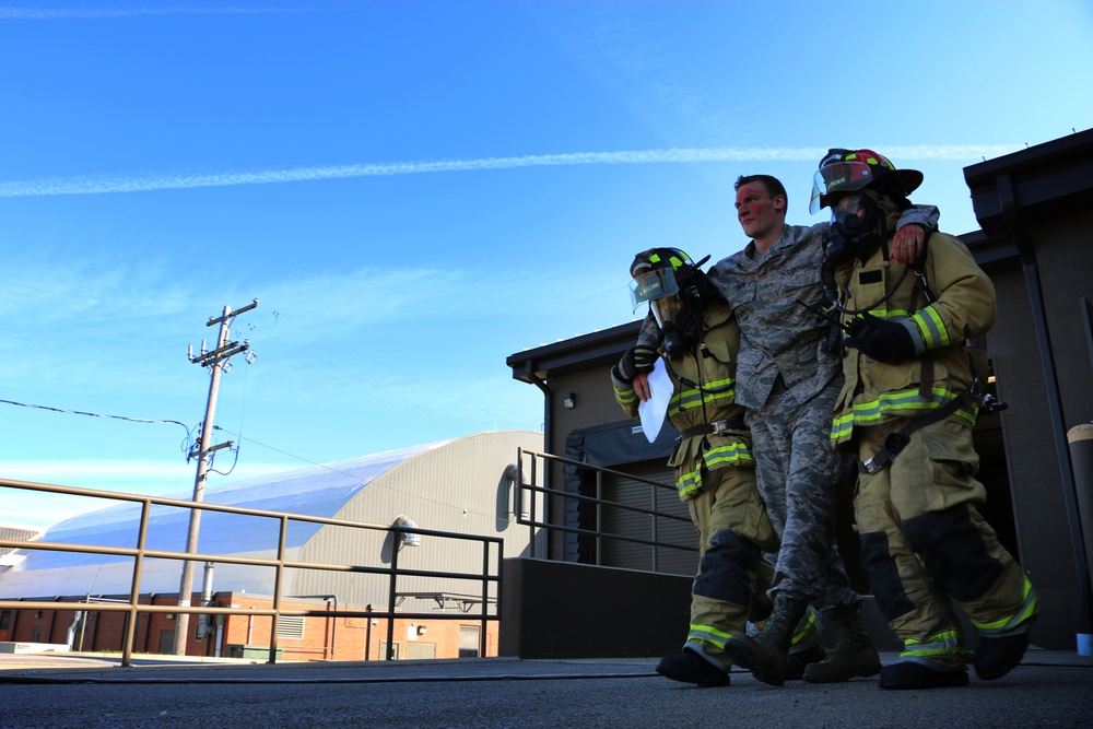 Richland County EMA exercise with Ohio Air Guard