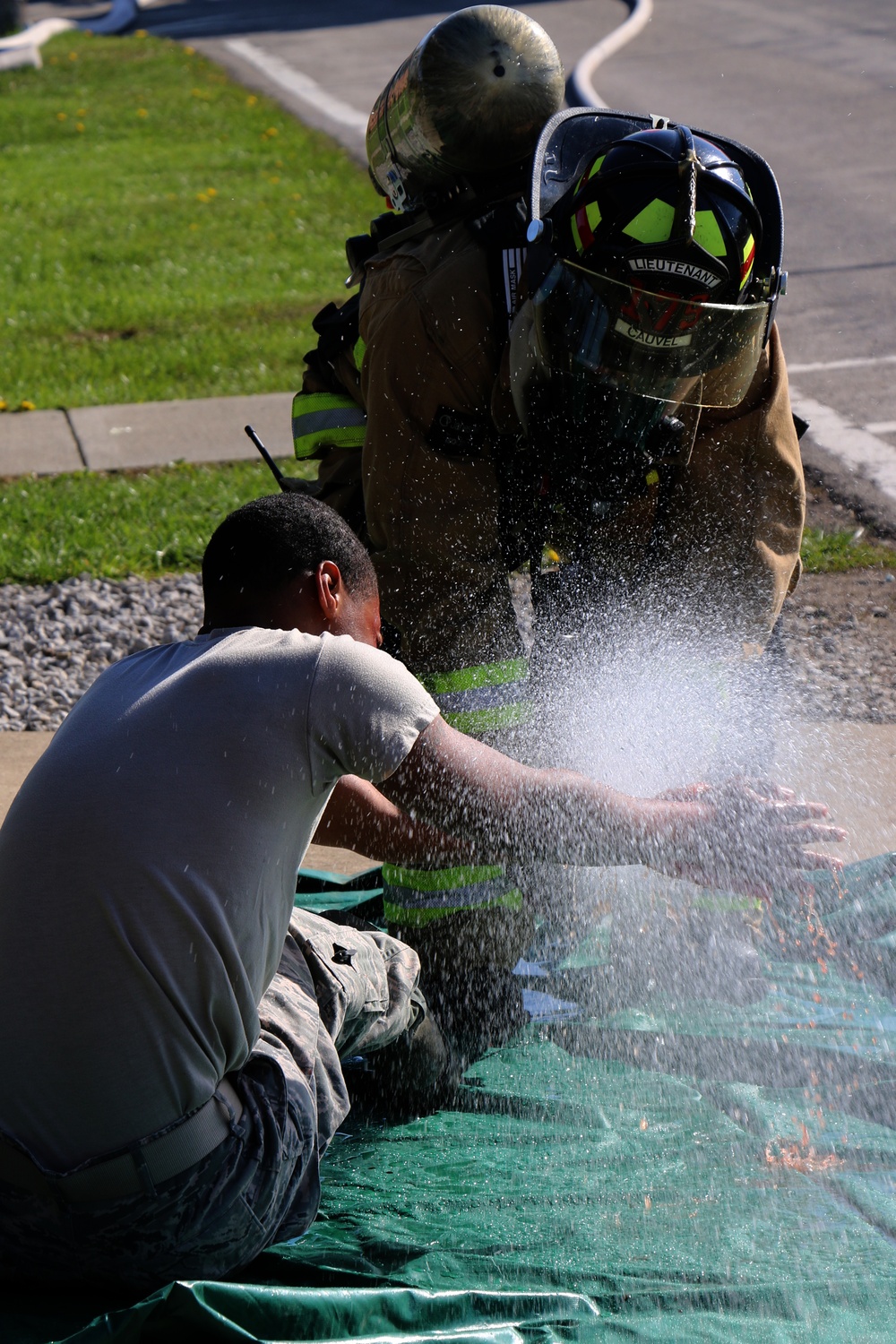 Richland County EMA exercise with Ohio Air Guard