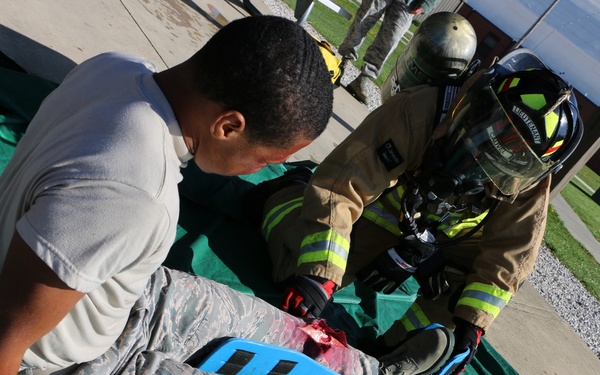 Richland County EMA exercise with Ohio Air Guard