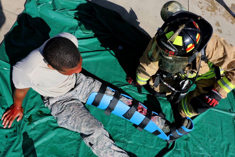 Richland County EMA exercise with Ohio Air Guard