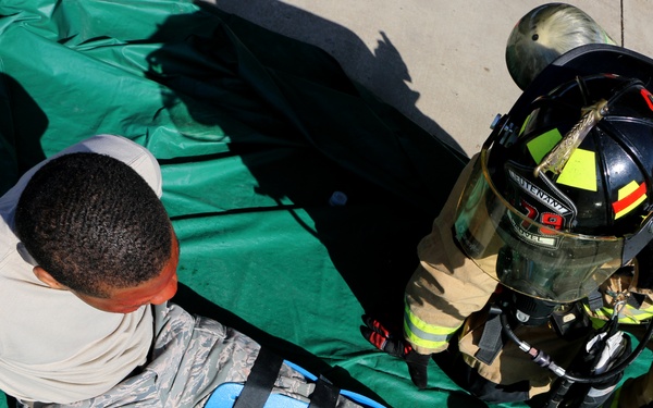 Richland County EMA exercise with Ohio Air Guard