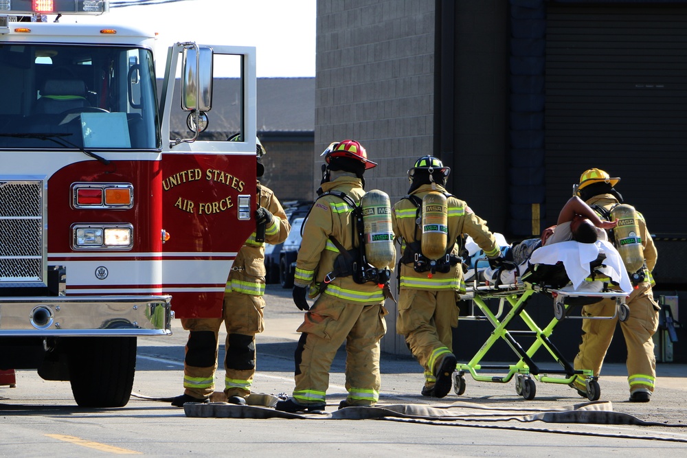 Richland County EMA exercise with Ohio Air Guard