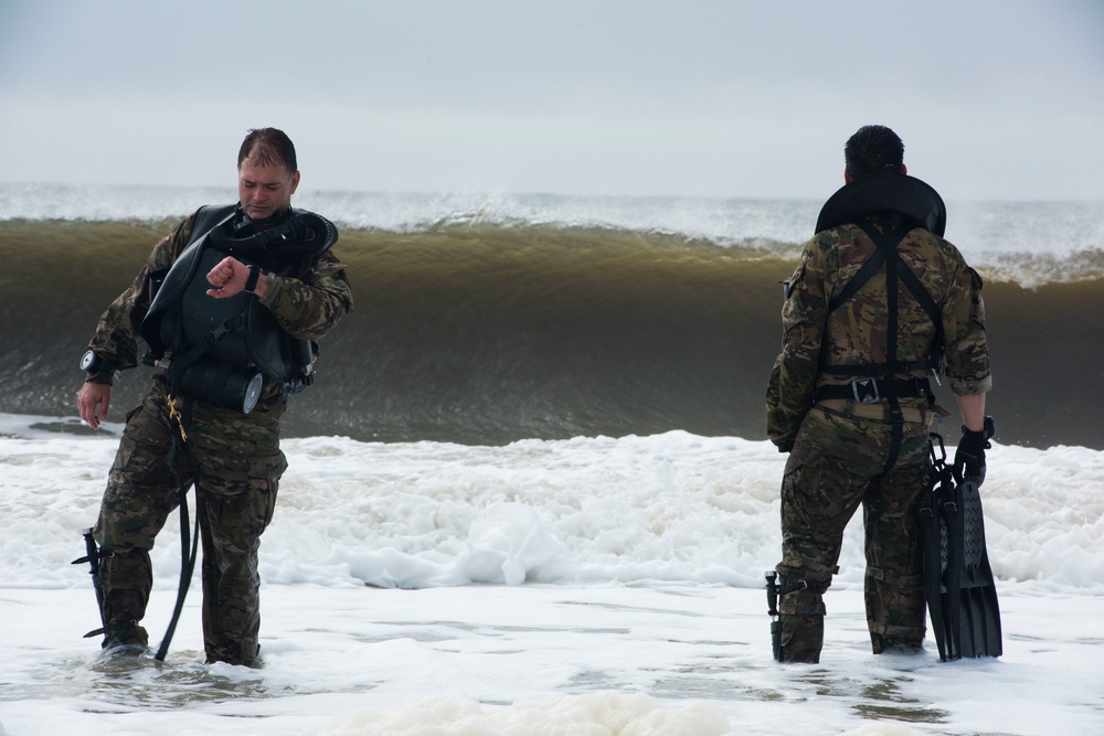 Army National Guard SF combat diver requalification