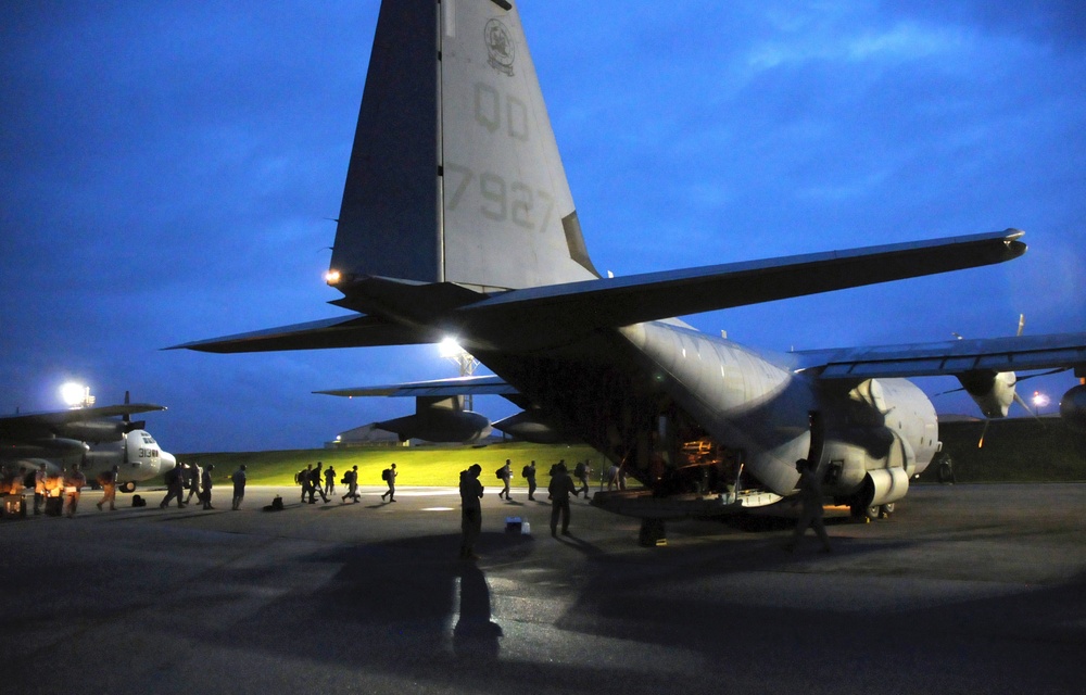 Joint Humanitarian Assistance Survey Team deploys to Nepal from Kadena Air Base