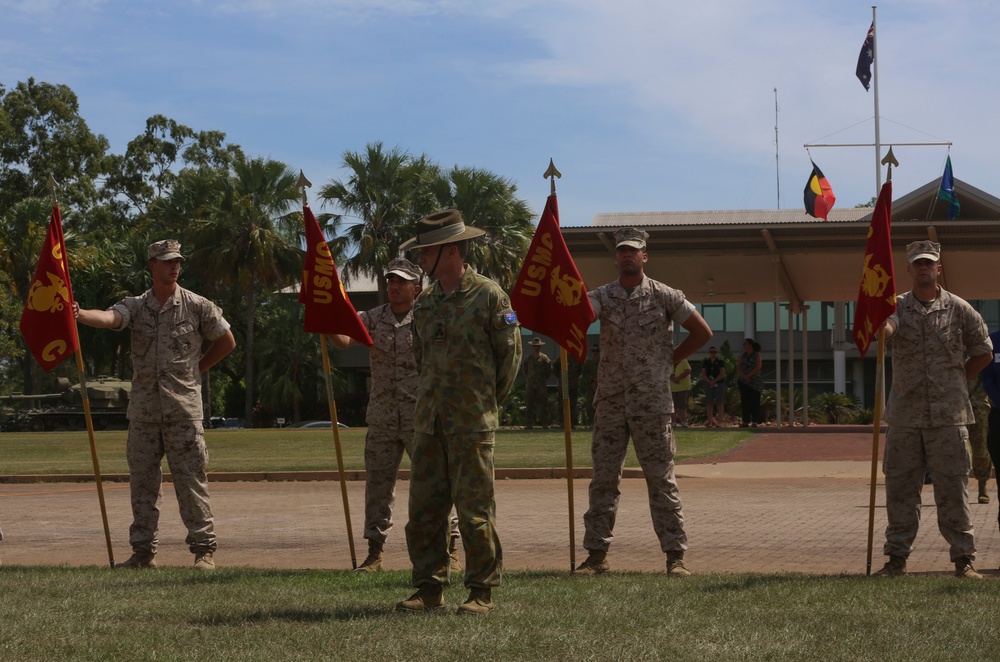 Brigadier Ryan welcomes Marines with Marine Rotational Force – Darwin to Australia