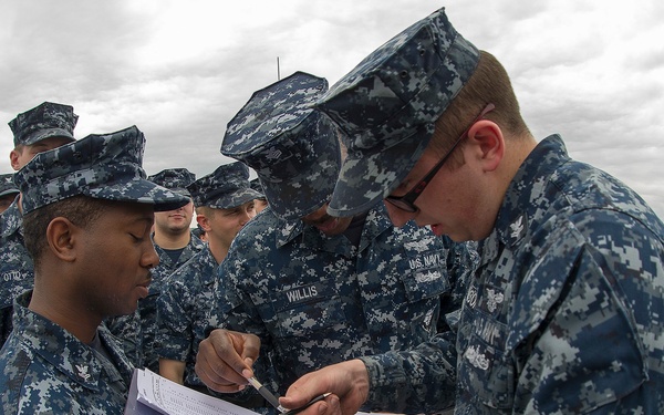 USS George Washington abandon ship drill