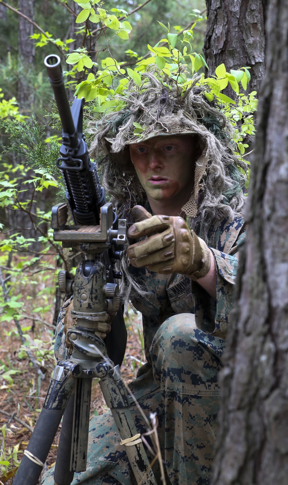 Marines train to become scout snipers