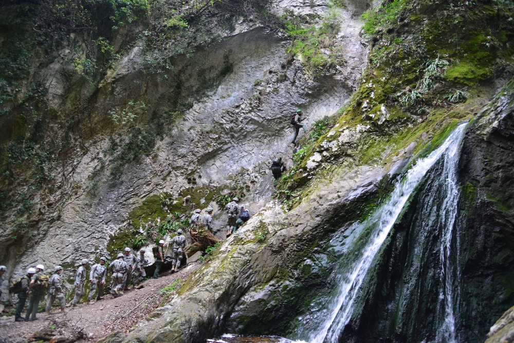 173rd Brigade Special Troops Battalion, 173rd Airborne Brigade, Mountain Training  in Arco April 15 , 2015