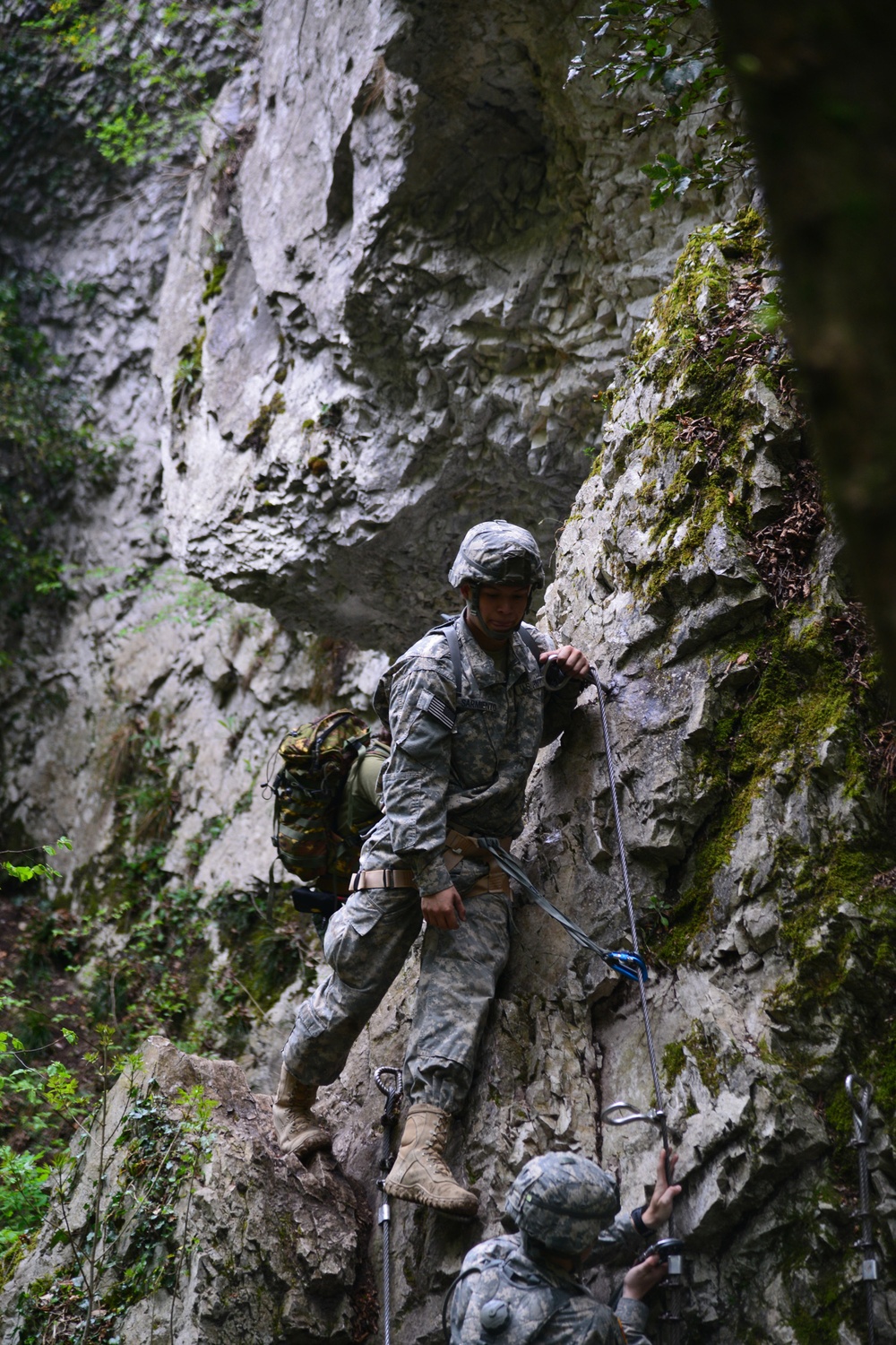 173rd Brigade Special Troops Battalion, 173rd Airborne Brigade, Mountain Training  in Arco April 15 , 2015