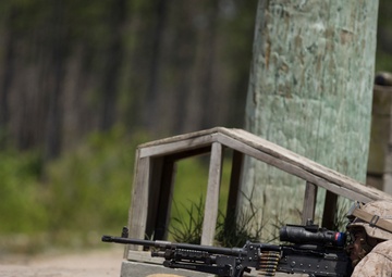 Letting bullets fly: 1/8 conducts medium and light machine-gun range