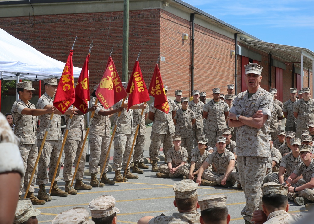 For sustained superior performance, 2nd Supply Bn earns Chesty Puller award