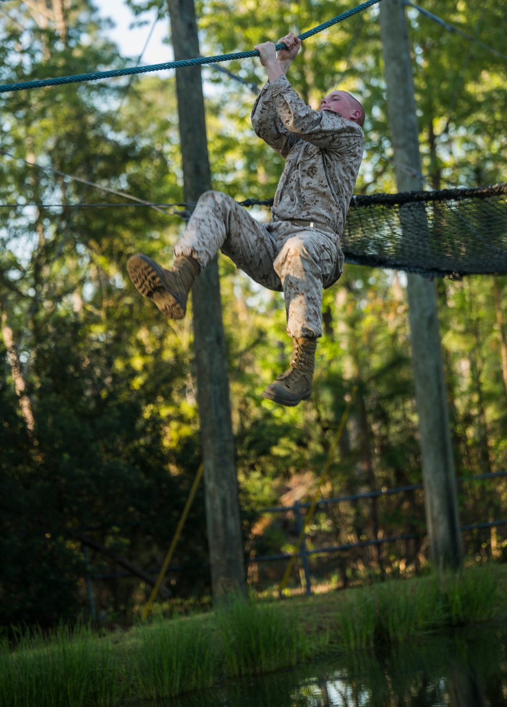 Marine recruits conquer Confidence Course on Parris Island