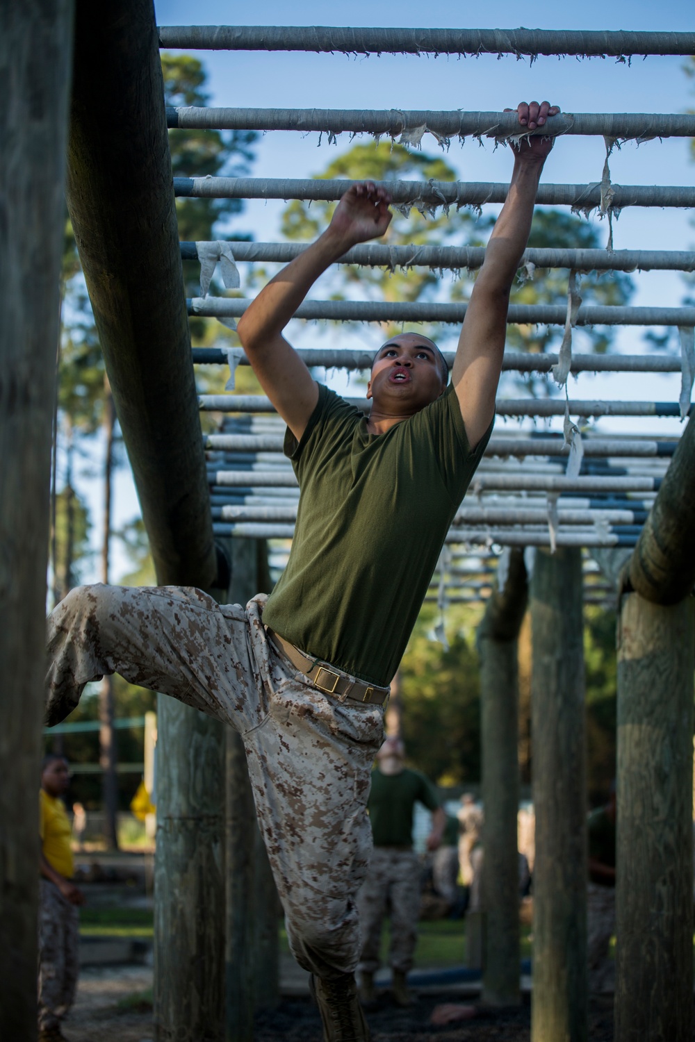 Marine recruits conquer Confidence Course on Parris Island