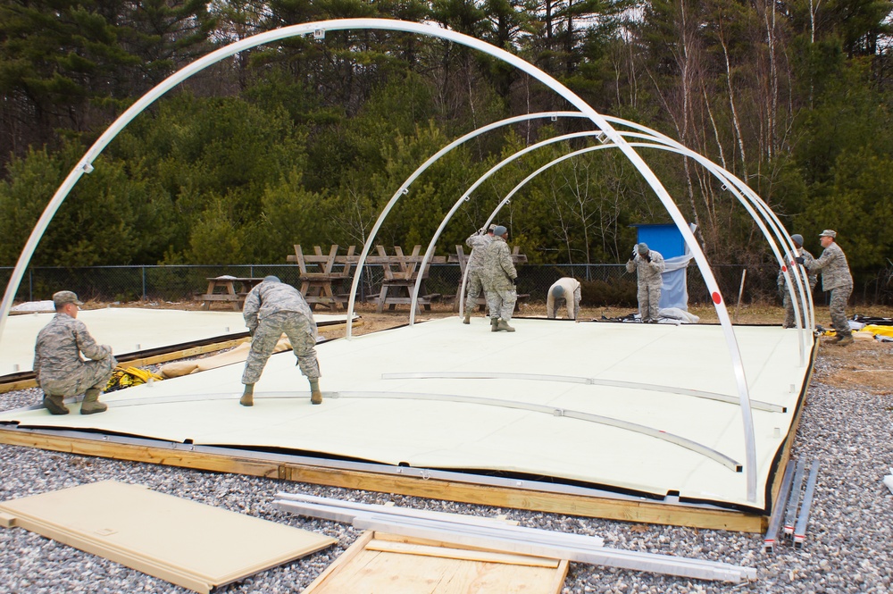 Georgia ANG civil engineers lead the pack for Boy Scout construction project: Train for new deployment method