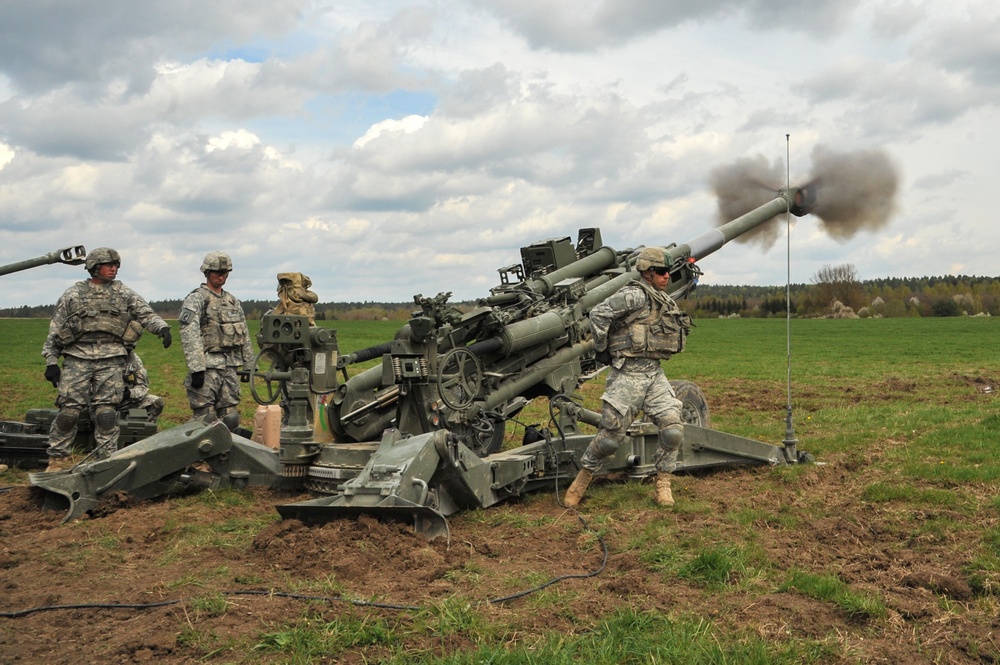 Big guns for the 173rd Airborne Brigade