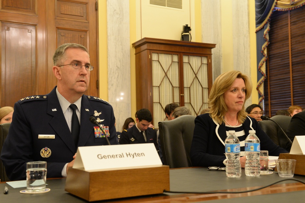Secretary of the Air Force, Air Force Space Command, and Acquisition and Sourcing Management / Government Accountability Office testify on space posture