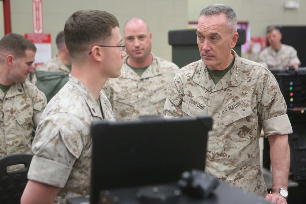 CMC visits 2nd Maintenance Battalion