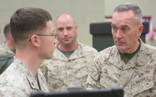 CMC visits 2nd Maintenance Battalion