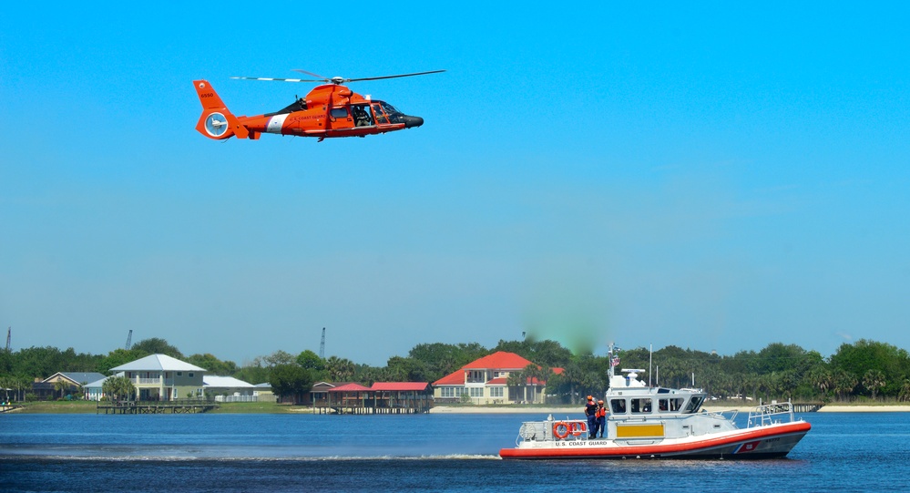 Coast Guard Search and Rescue demonstration
