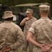 Commandant, Sergeant Major of the Marine Corps visit 2/2 out in the field