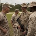 Commandant, Sergeant Major of the Marine Corps visit 2/2 out in the field