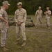 Commandant, Sergeant Major of the Marine Corps visit 2/2 out in the field