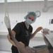 Prepping a canine for orthopedic surgery