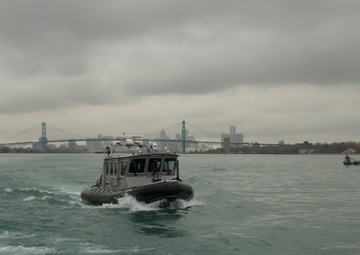 U.S.-Canada Shiprider patrol on Detroit River