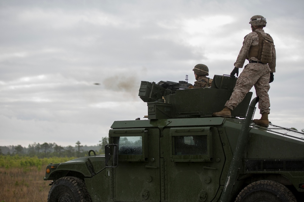 Grenade launcher live-fire range: Machine gunners hone skills at AMGC