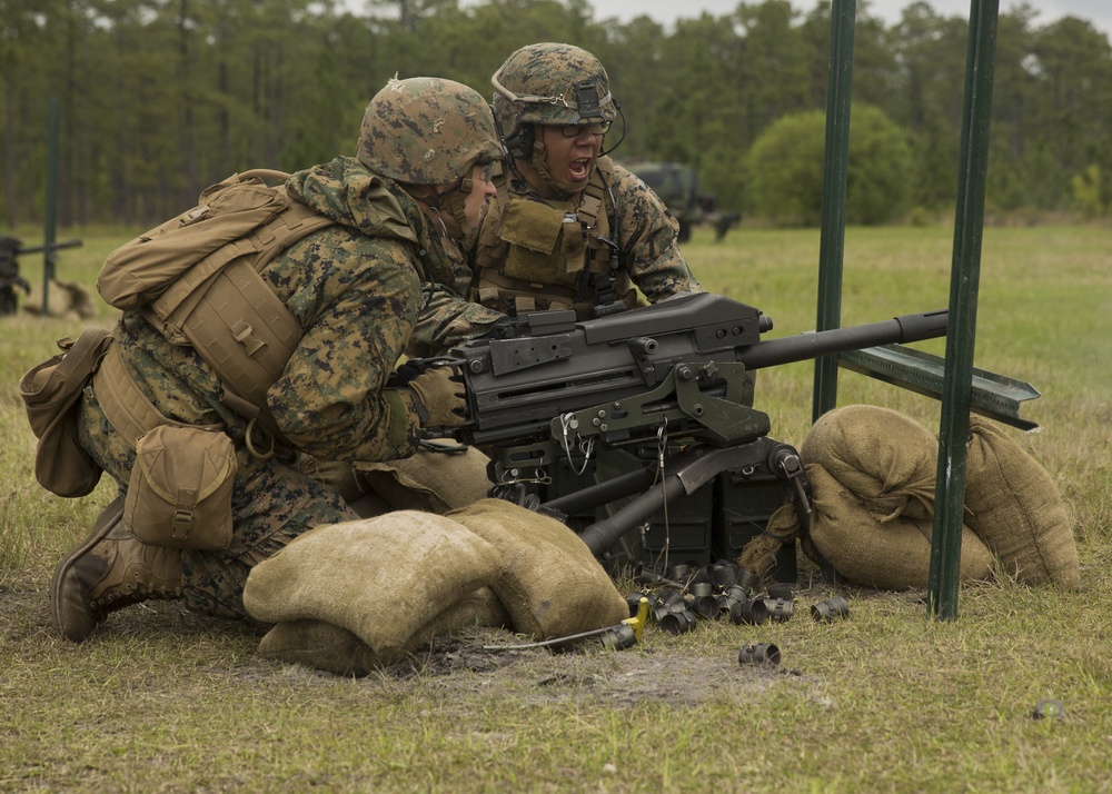 Grenade launcher live-fire range: Machine gunners hone skills at AMGC