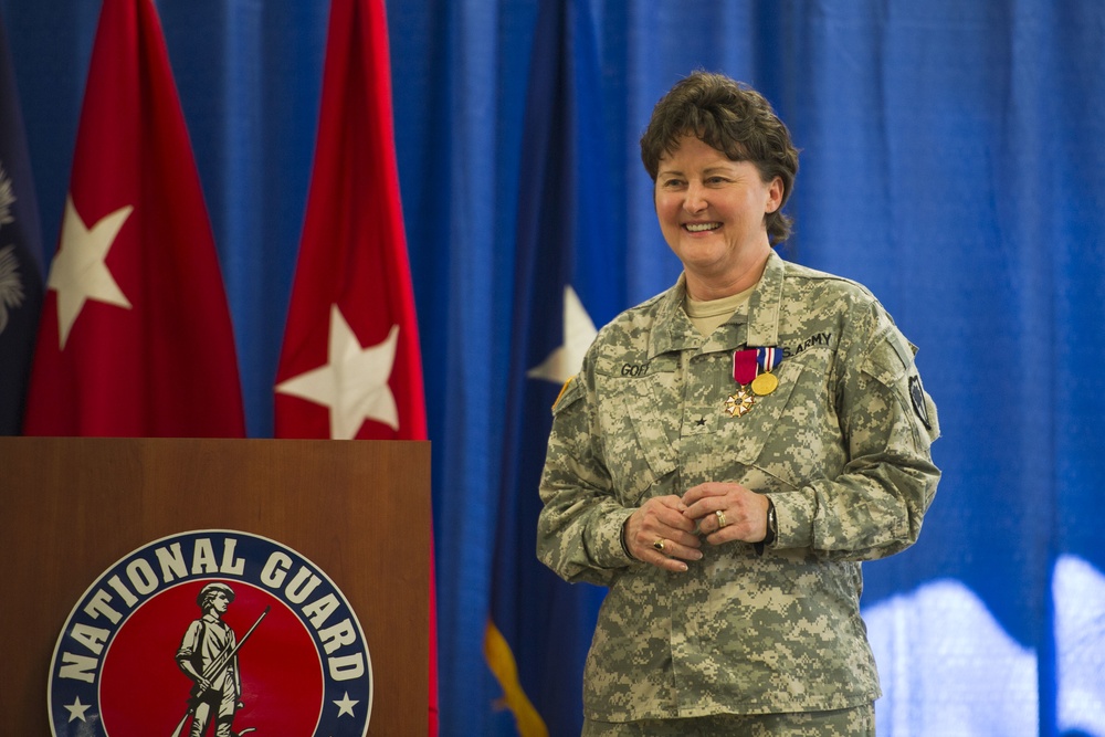 Brig. Gen. Darlene M. Goff retirement ceremony