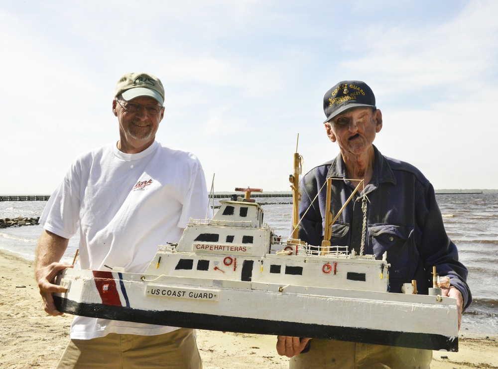 Model man of Belhaven creates Coast Guard cutters from scratch