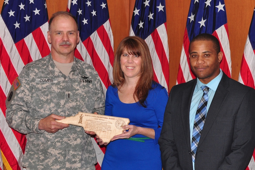 NC Guard 1,000th Hire for Education and Employment Center
