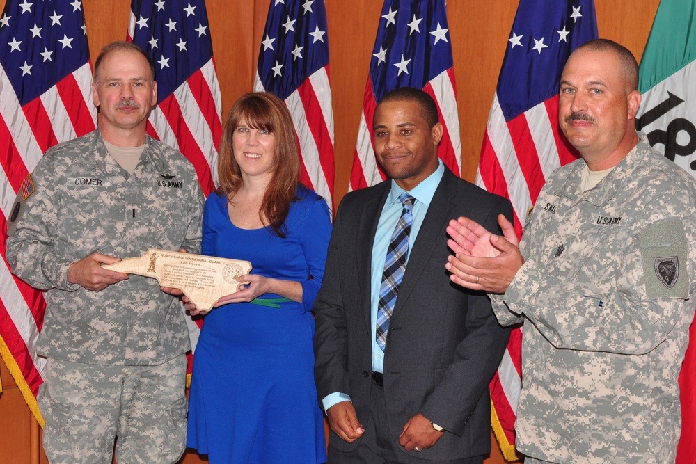 NC Guard 1,000th Hire for Education and Employment Center