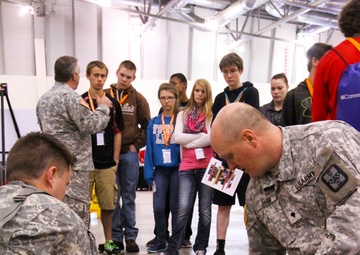 Army Reserve draws teenage crowds with Multiple Amputation Trauma Trainer