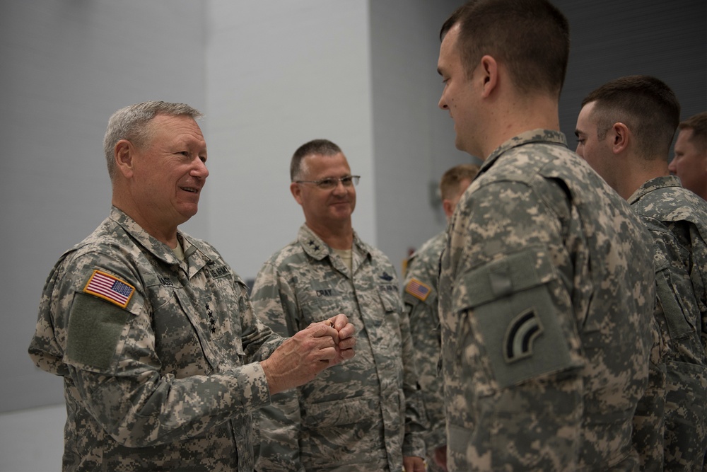 Chief of the National Guard Bureau visits the Green Mountain Boys