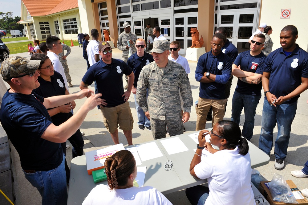 18th SFS hosts National Police Week Jail and Bail