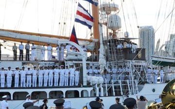 Chilean Navy departure ceremony