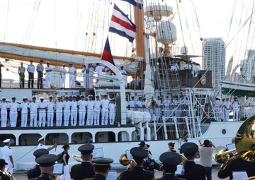 Chilean Navy departure ceremony